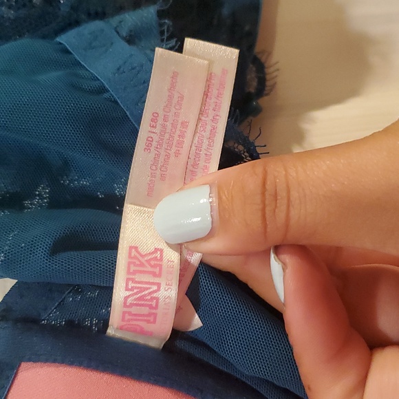 Turquoise push up bra 36D - Picture 5 of 5